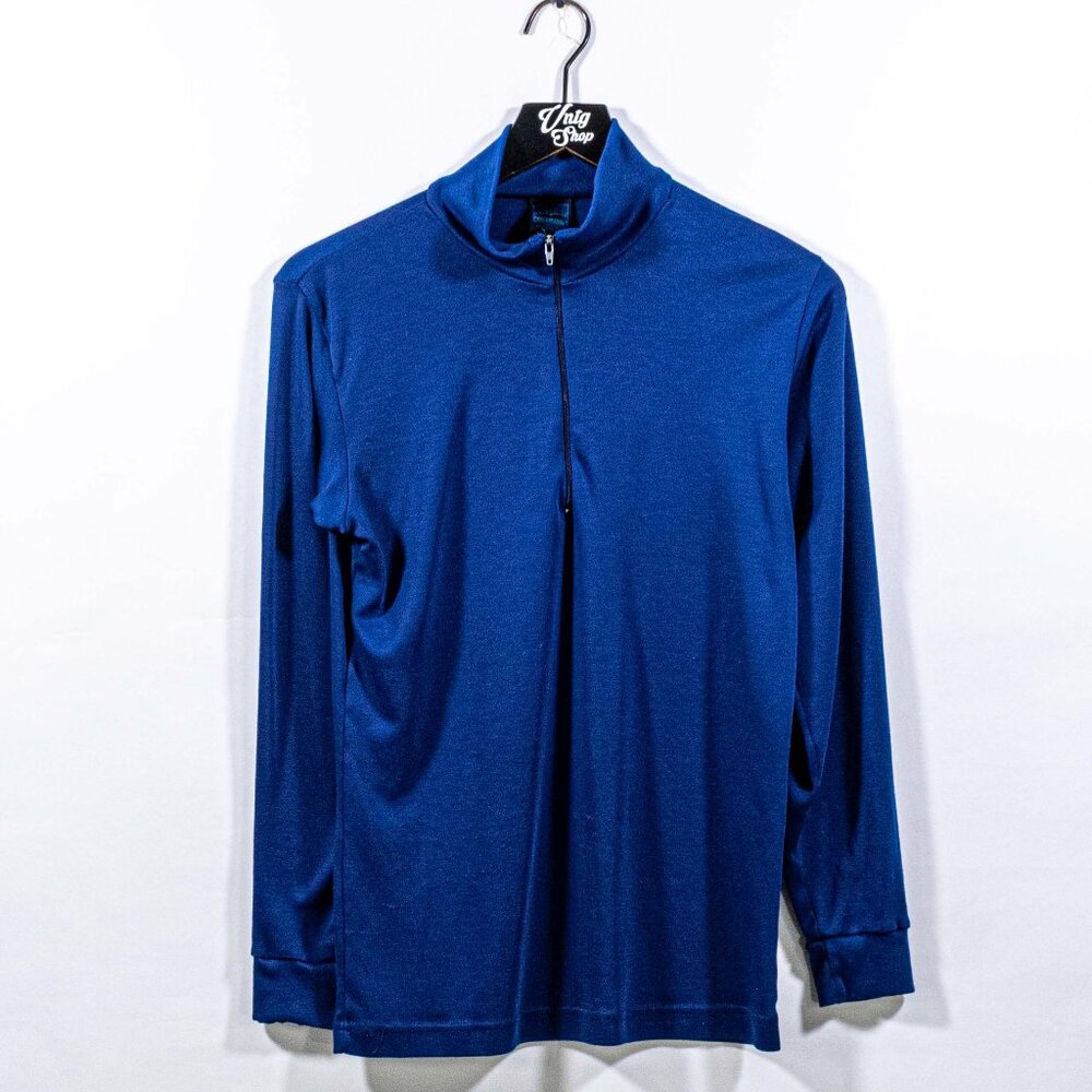 Patagonia Capilene Snap 1/4 Zip Long Sleeve Shirt Medium Base Layer Made in USA